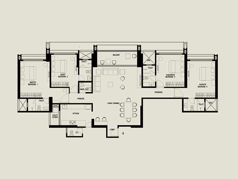 Supreme rivana Punawale Luxurious 3BHK Apartment
